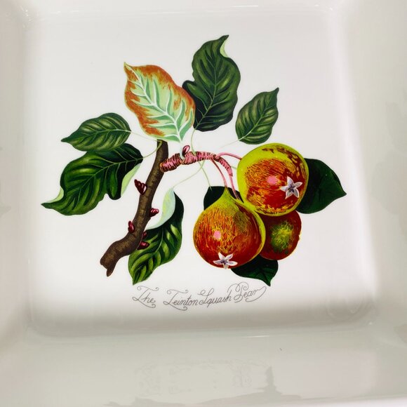 Portmeirion Pomona Collection 10” Square Baking Dish Teinton Squash Pear design - Picture 4 of 6